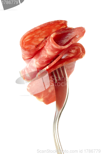 Image of salami sausage