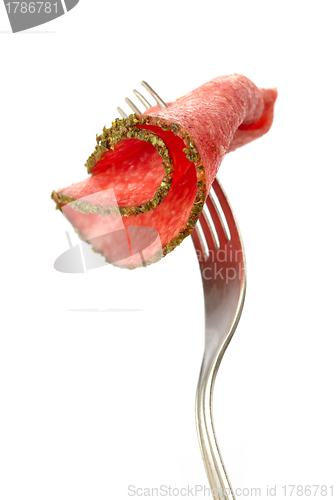 Image of salami sausage