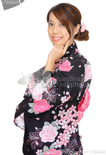 Image of japanese kimono woman