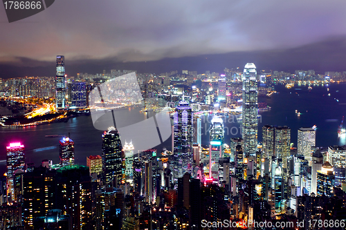 Image of Hong Kong at night
