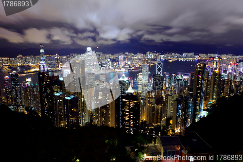 Image of Hong Kong at night