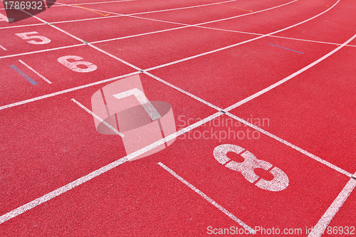 Image of sport running track