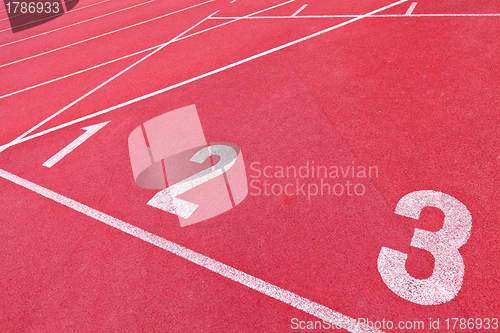 Image of sport running track