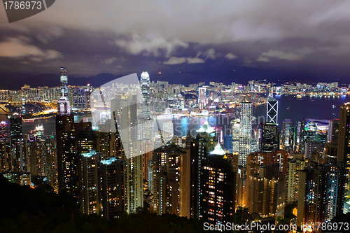 Image of Hong Kong at night