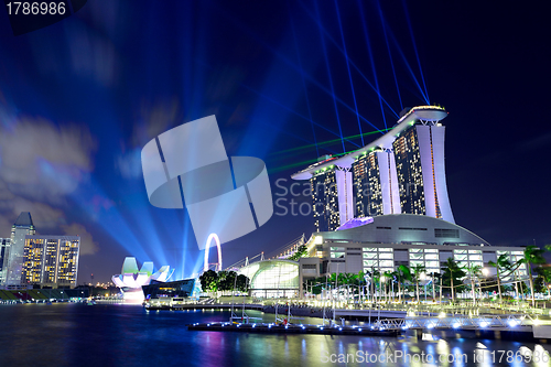 Image of Singapore by night