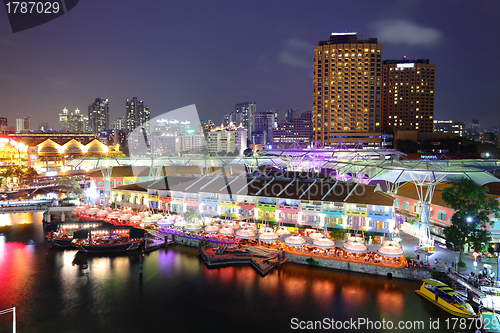 Image of Singapore Skyline at Night