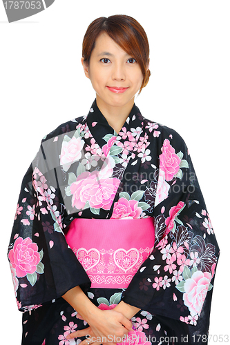 Image of japanese kimono woman