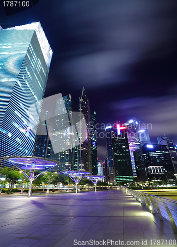 Image of Singapore at night