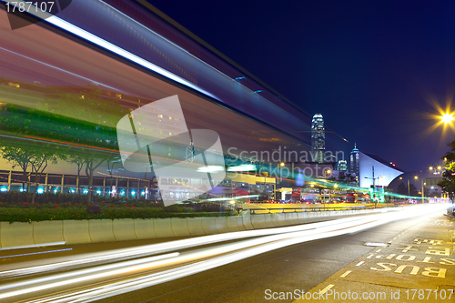 Image of traffic through downtown