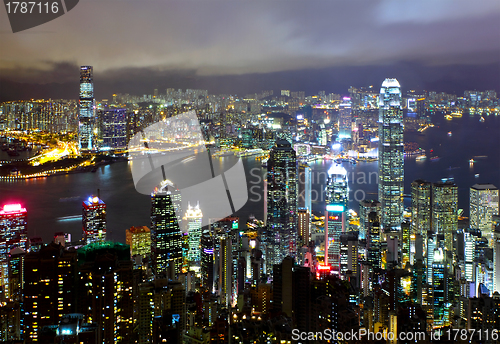 Image of Hong Kong at night