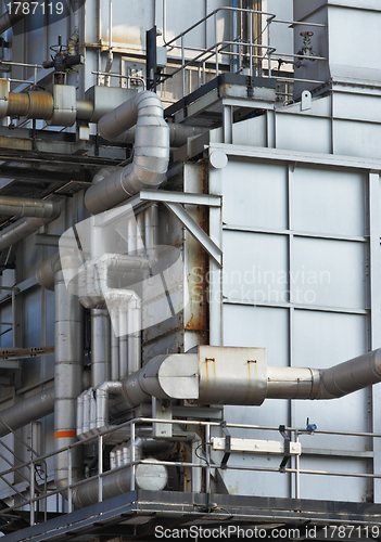 Image of Industrial building, Steel pipe