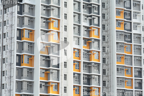 Image of public apartment block in Hong Kong