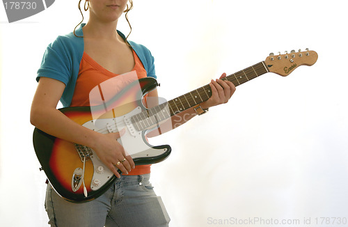 Image of female guitarist