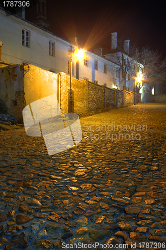 Image of Old town in the night