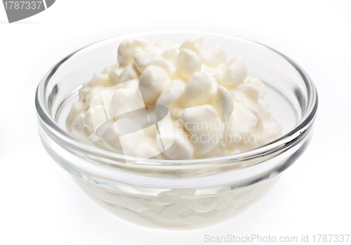 Image of Cottage cheese in bowl