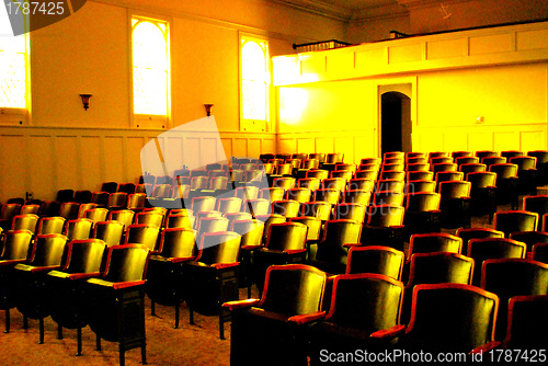 Image of Retro concert hall.