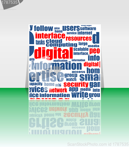 Image of Word Cloud Social Network / Internet / Community