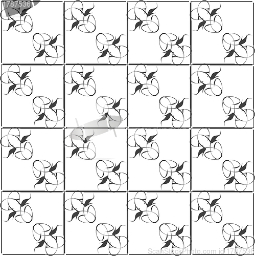 Image of Monochrome seamless wallpaper