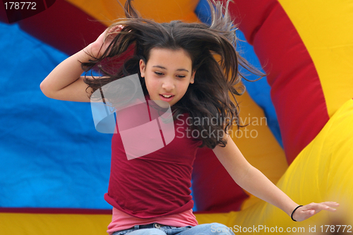 Image of Girl on the slide