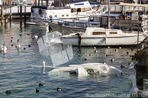 Image of Sinking boat