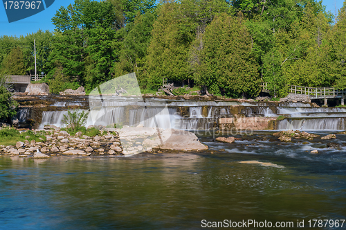 Image of Sauble Falls in South Bruce Peninsula, Ontario, Canada