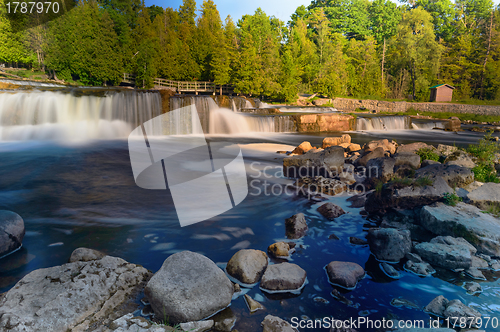 Image of Sauble Falls in South Bruce Peninsula, Ontario, Canada