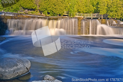 Image of Sauble Falls in South Bruce Peninsula, Ontario, Canada