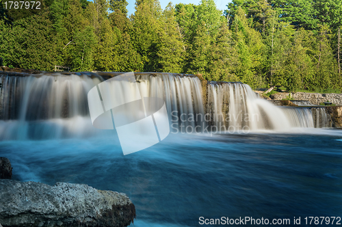 Image of Sauble Falls in South Bruce Peninsula, Ontario, Canada