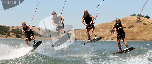 Image of Boy Wakeboarding