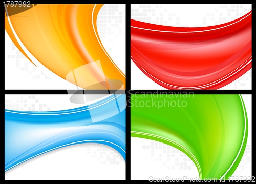 Image of Abstract colourful waves