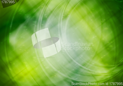 Image of Vibrant green abstraction