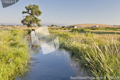 Image of irrigation ditch in Colorado