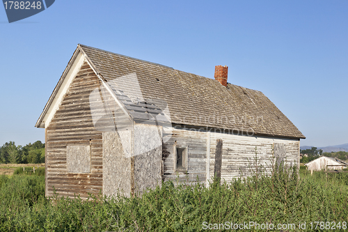 Image of old abandoned farm house