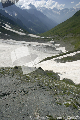 Image of Mountains on a sunny day, the resorts of the Caucasus