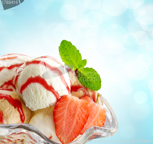 Image of Ice cream portion