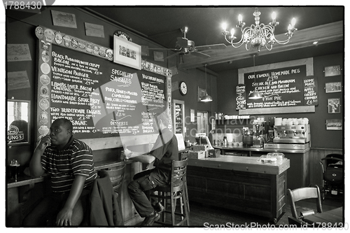 Image of Old pub at lunch