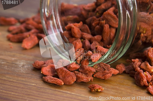 Image of Red dried goji berries