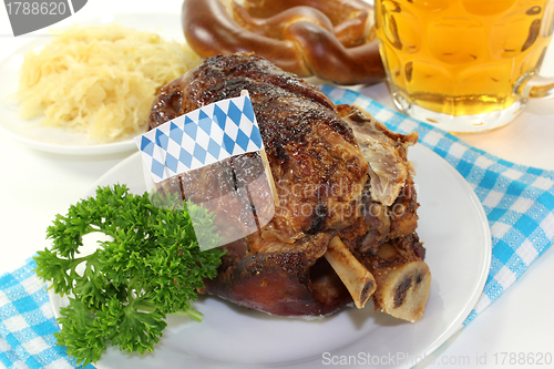 Image of grilled pork knuckle