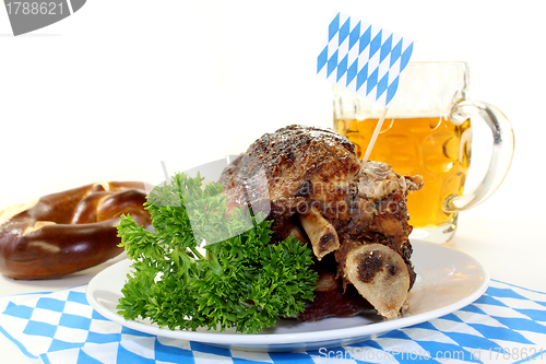 Image of grilled pork knuckle