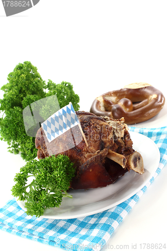 Image of grilled pork knuckle