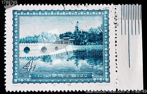 Image of CHINA - CIRCA 1956: A Stamp printed in China shows image of Beih