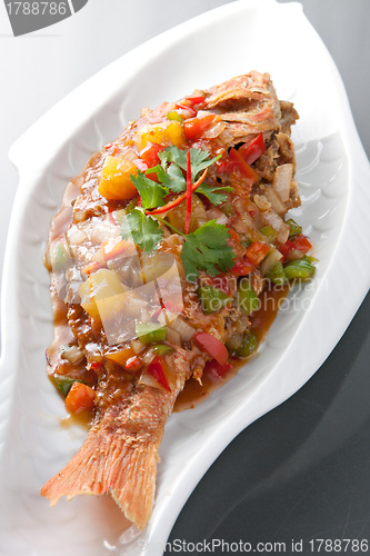 Image of Thai Red Snapper and Tamarind Sauce