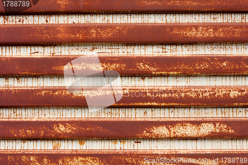 Image of Rusted Corrugated Metal