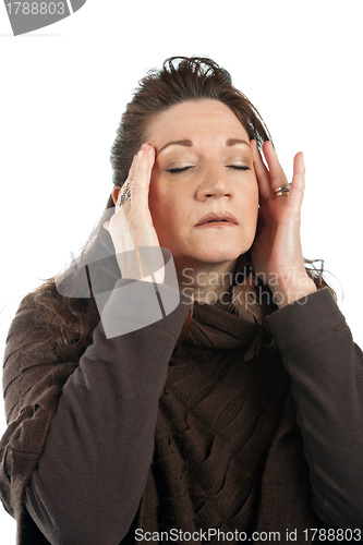 Image of Woman with Stress Headache