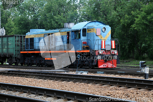 Image of Vintage Diesel Electric Locomotive