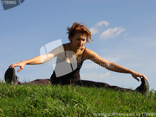 Image of Woman in grass