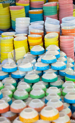 Image of Inexpensive dishware on the eastern market