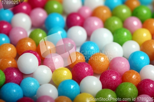 Image of colored sugar balls
