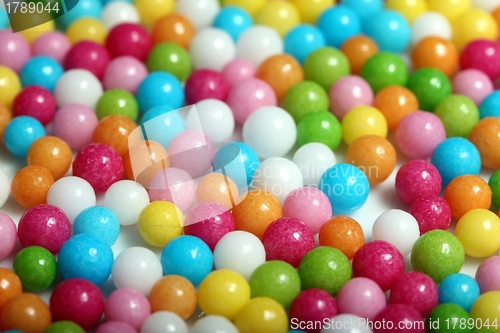 Image of colored sugar balls