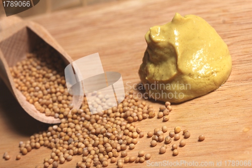 Image of mustard and mustard grains